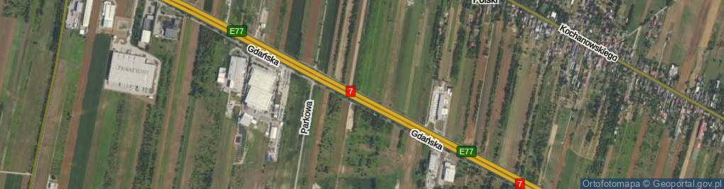 Zdjęcie satelitarne Firmowa ul.